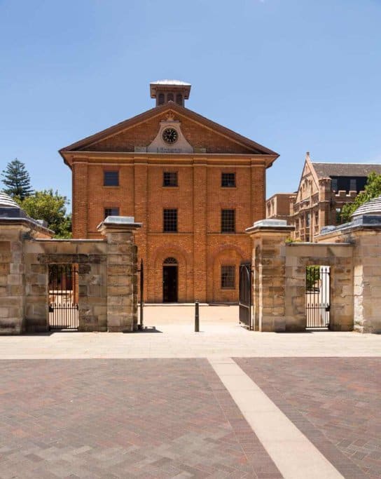 Hyde Park Barracks Museum in Sydney, a significant stop for history buffs on Sydney walking tours.