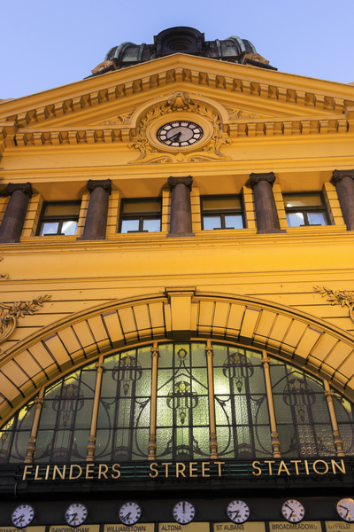 The Flinders Street Station