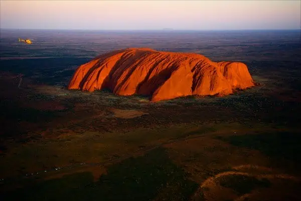 Is Uluru Worth Visiting? This is the aerial view of the Uluru