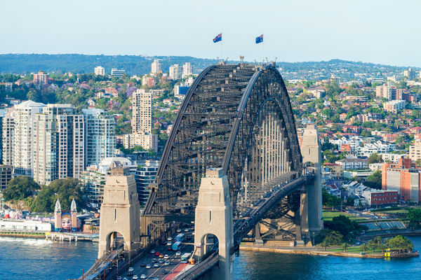 The Harbour Bridge in Sydney