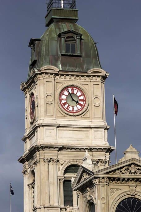 Ballarat historic architecture - clock tower in the afternoon light