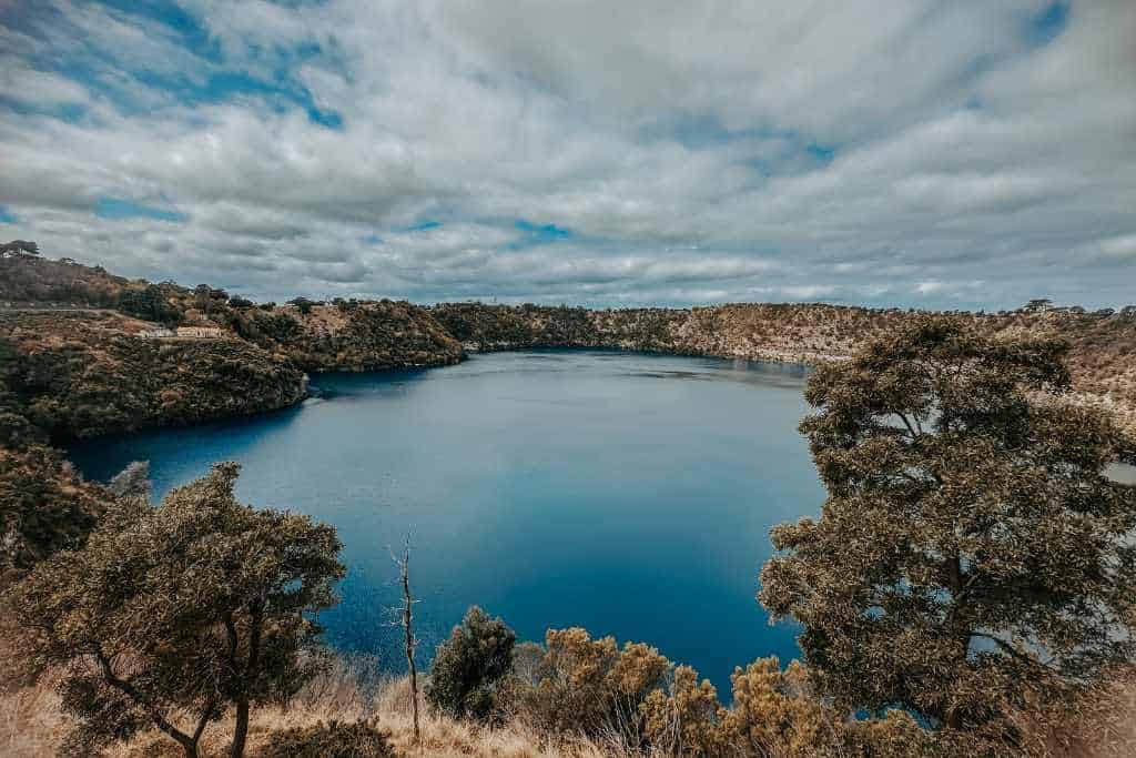 The Blue lake in Mount Gambier