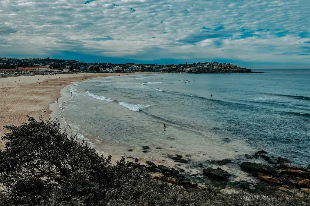 Panoramic view of the Bondi Beach