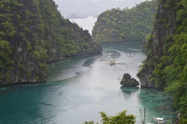 How many islands are there in the Philippines? This photo shows some of the islands in Coron, Palawan