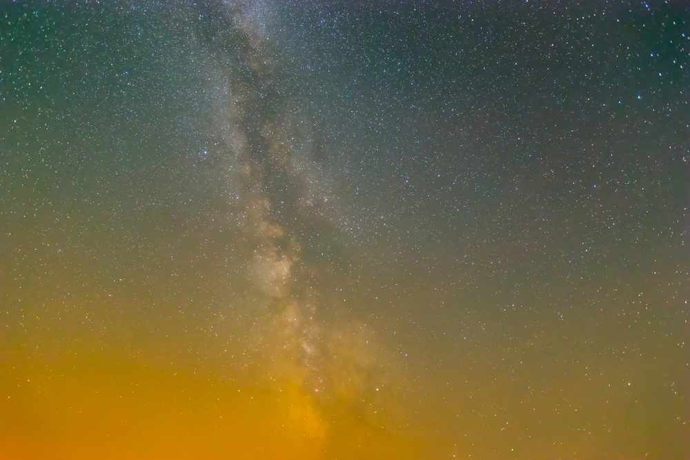 Starry night sky featuring the Milky Way, offering a natural spectacle for those keen to discover Tasmania's Southern Lights, one of the most captivating things to do in Hobart in winter.