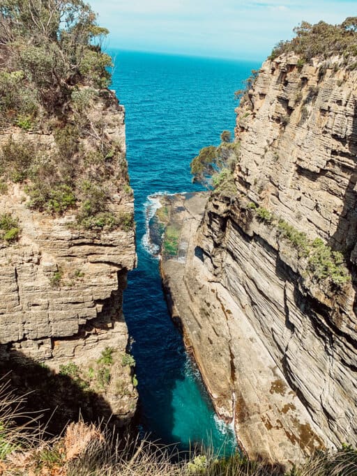 Devil's Kitchen in The Best 9 Day Tasmania Itinerary