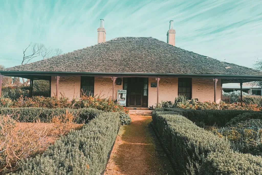 The Farm Shed Museum featuring the ancient Matta House in Kadina