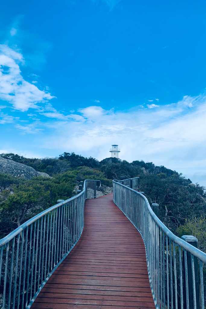 The lighthouse at Freycinet National Park