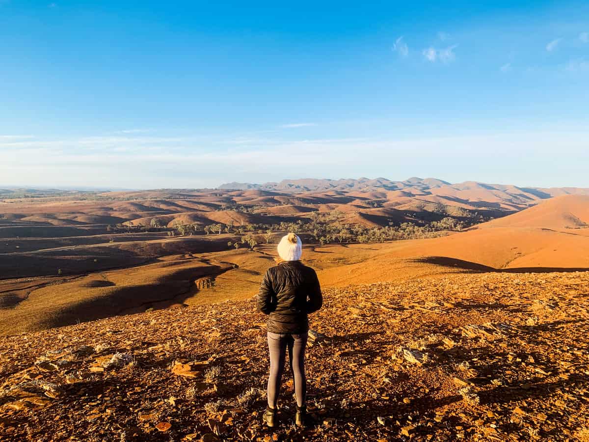 one of the things to do in flinders ranges is stokes hill lookout