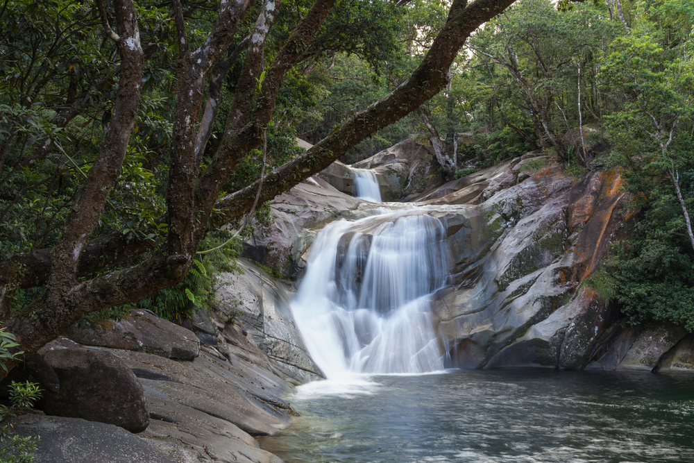 Photograph of the Josephine Falls in Queensland, Australia.