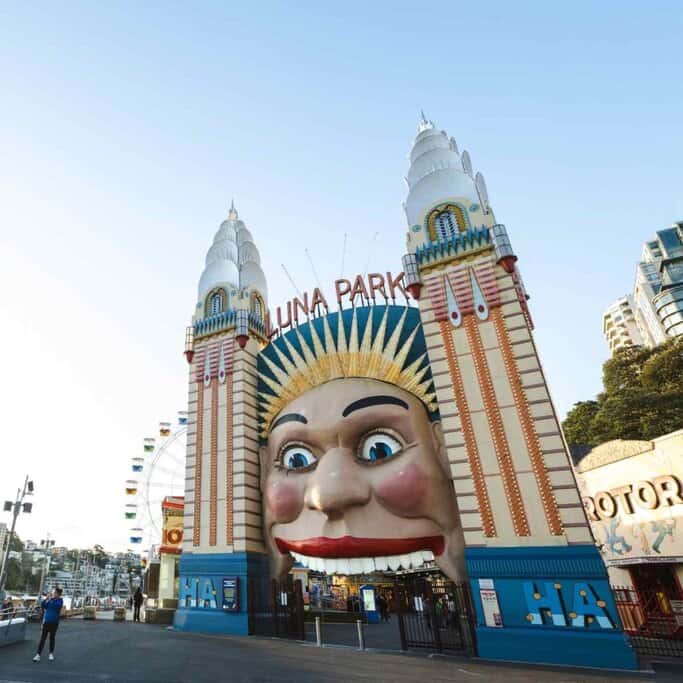 Luna Park Sydney one of the Instagrammable places in Sydney