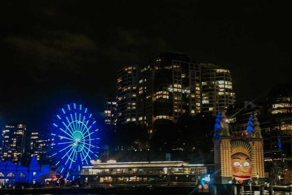 The Luna Park in Milsons Point taken from our boat cruise