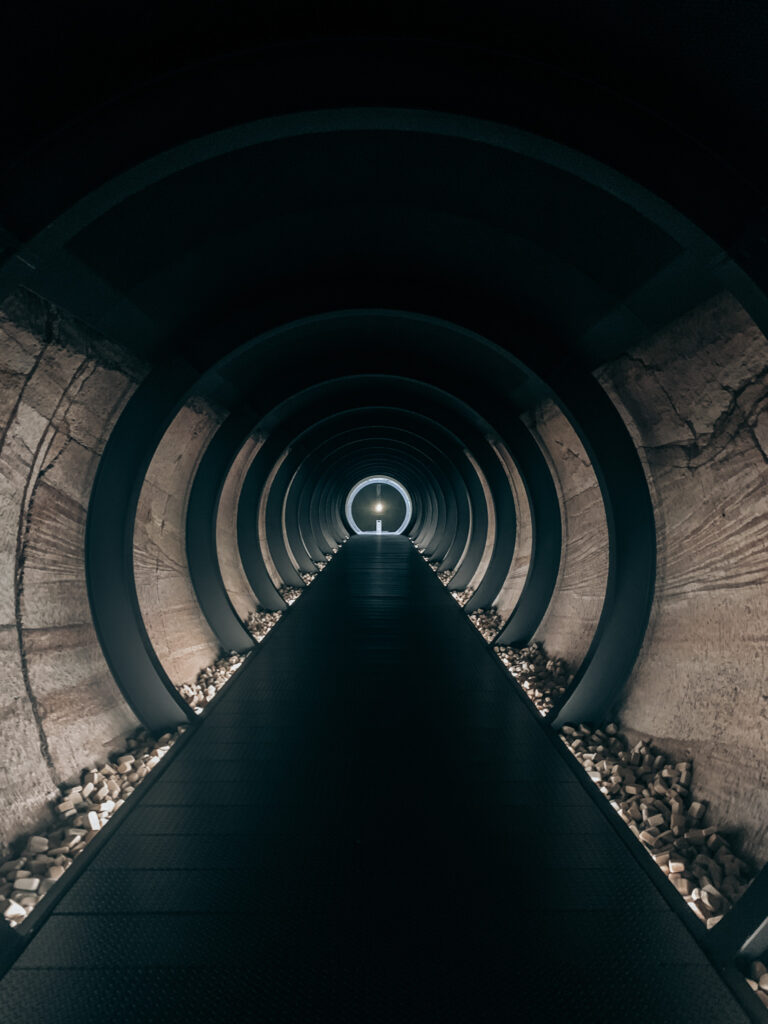 A tunnel inside MONA