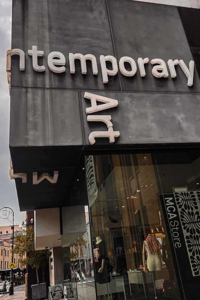 The outside look of the Museum of Contemporary Art in The Rocks