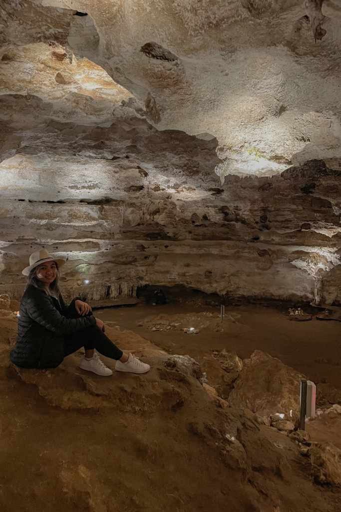 Inside the stick tomato cave in Naracoorte Cave