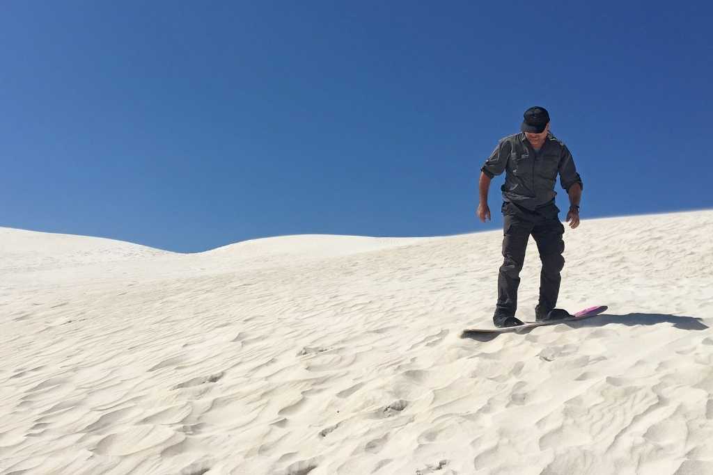 The sand dunes in Lancelin Perth