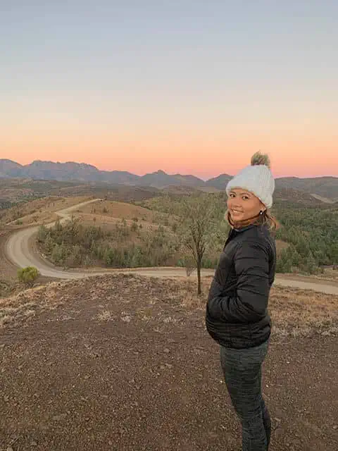 In the outback of Flinders Ranges in South Australia