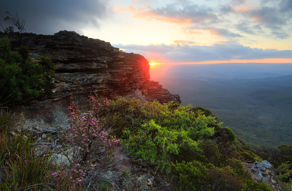 Sunset views at Katoomba