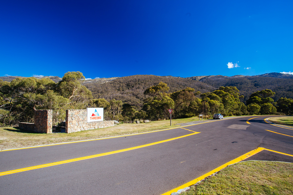 The ski resort Thredbo in the Snowy Mountains