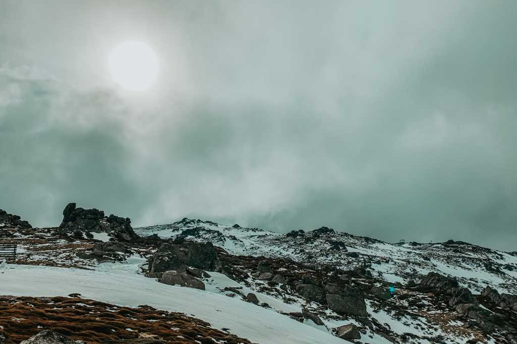 the snow in thredbo NSW