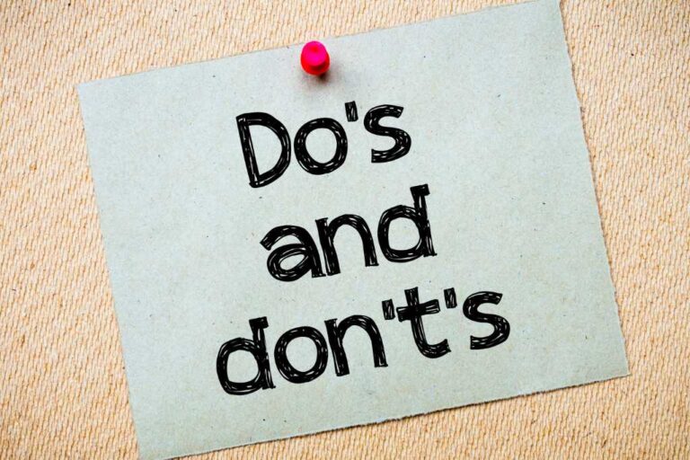 do's and dont's in Australia
