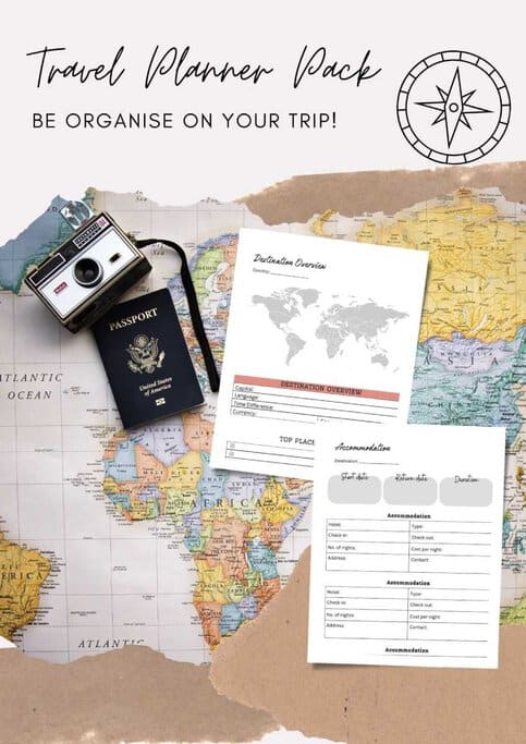 travel planner pack