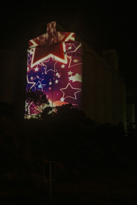 Wallaroo Silo Light Show